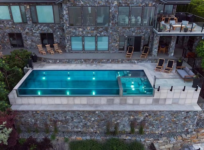 Outdoor Acrylic Landscape Swimming Pool